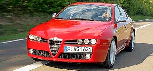 Ein Bild von einem Auto: der Alfa 159.