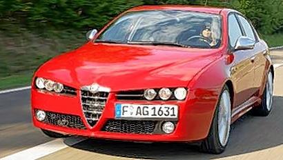 Ein Bild von einem Auto: der Alfa 159.
