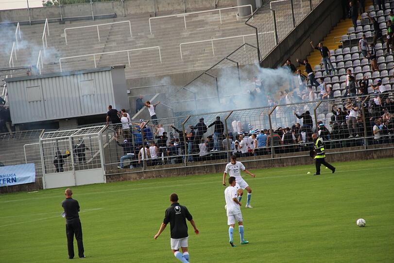 Weitere Bilder vom Amateurderby aus dem Grünwalder Stadion.