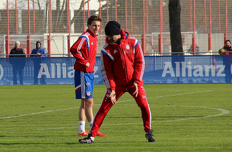 Der FC Bayern beim Samstagstraining nach der 1:4-Klatsche in Wolfsburg.