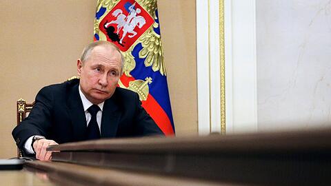 Kremlchef Wladimir Putin in Moskau.