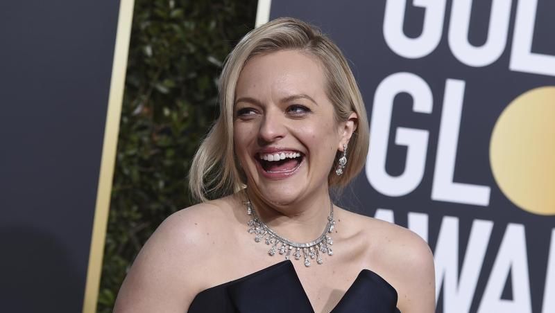 Elisabeth Moss bei den 76. Golden Globe Awards in Beverly Hills. Elisabeth Moss bei den 76. Golden Globe Awards in Beverly Hills.