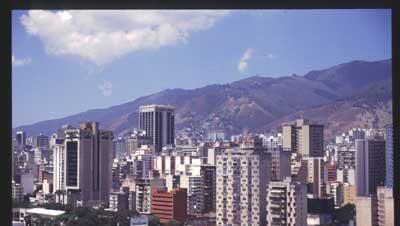 Blick über Venezuelas Hauptstadt Caracas Blick über Venezuelas Hauptstadt Caracas