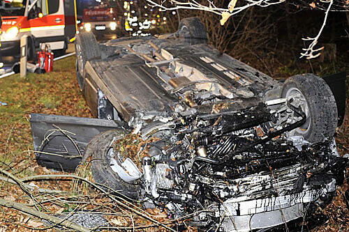 In diesem Wagen starb der 82-jährige Rentner bei Sauerlach