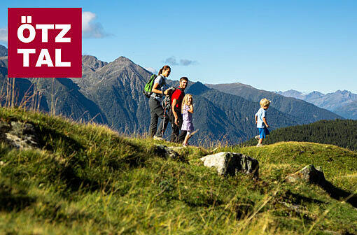Mit der ganzen Familie Wanderurlaub im Ötztal machen und viele Vorteile genießen.