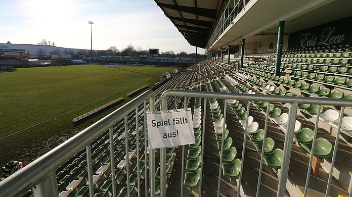 Das Stadion an der Lohmühle verfügt über keine Rasenheizung. Jetzt wurde das Spiel gegen die Löwen abgesagt.