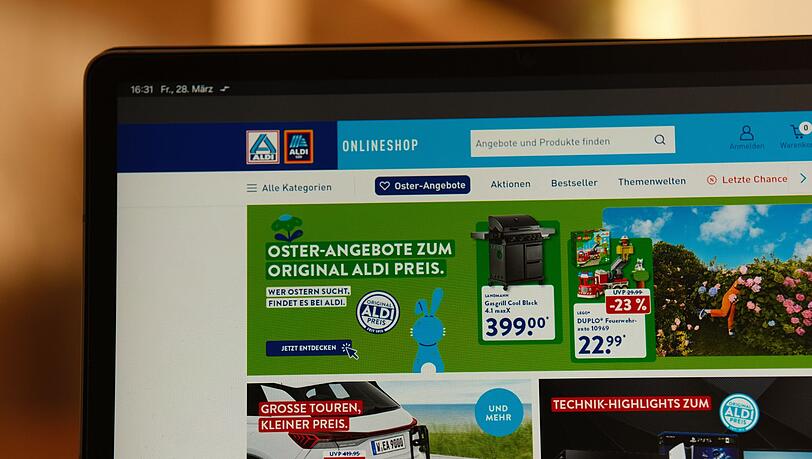 Der Aldi-Onlineshop wurde 2021 gegründet.