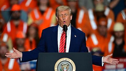 Sein Lieblingswort seien "Zölle", sagt US-Präsident Trump.