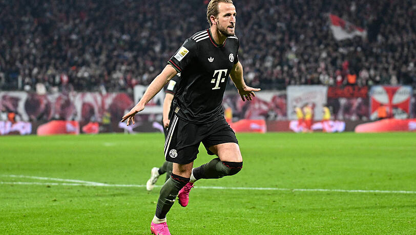 Torsch&uuml;tze beim 5:1 in Leipzig: Kane.