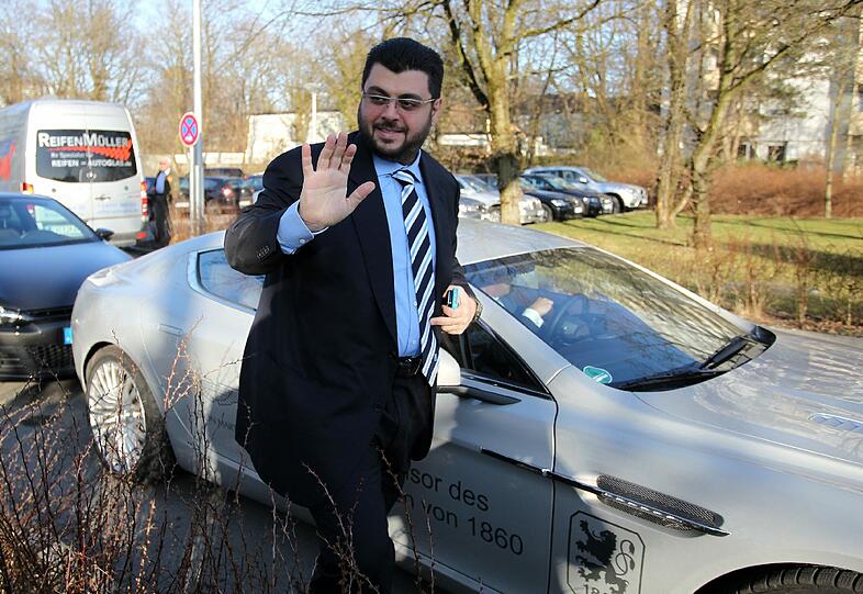 Hasan Ismaik, der Geldgeber beim TSV 1860, kam zu einem Treffen mit Neu-Präsident Hep Monatzeder nach München.