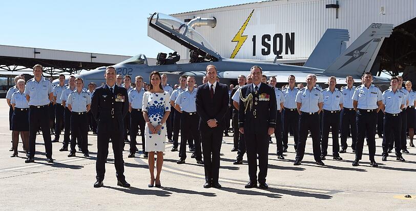 William und Kate haben das australische Militär besucht. Die Bilder.