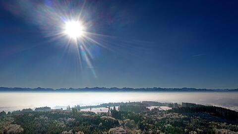 Sonne dominiert heute das Wetter in Bayern. (Archivbild)