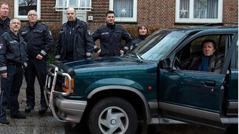 Jan Fedder in seinem geliebten Ford Explorer "Bronko".