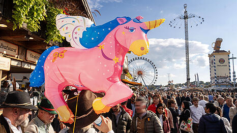 Was für ein Fest: Die Wiesn am Tag.