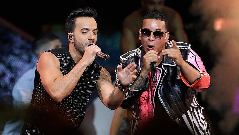 Die Sänger des weltweiten Sommerhits «Despacito», Luis Fonsi (l) und Daddy Yankee. Die Sänger des weltweiten Sommerhits «Despacito», Luis Fonsi (l) und Daddy Yankee.