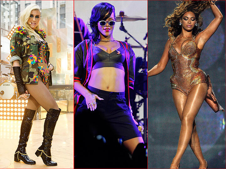 Heiße Popsternchen: Sexy Pop-Stars: Alle sind scharf auf Rihanna - Promis - Abendzeitung München