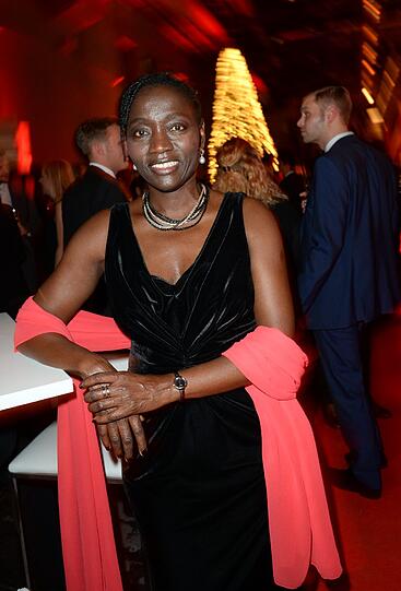 Auma Obama, die Halbschwester des US-Präsidenten Barack Obama.