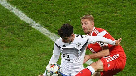 Kai Havertz (l) brillierte gegen Russland.