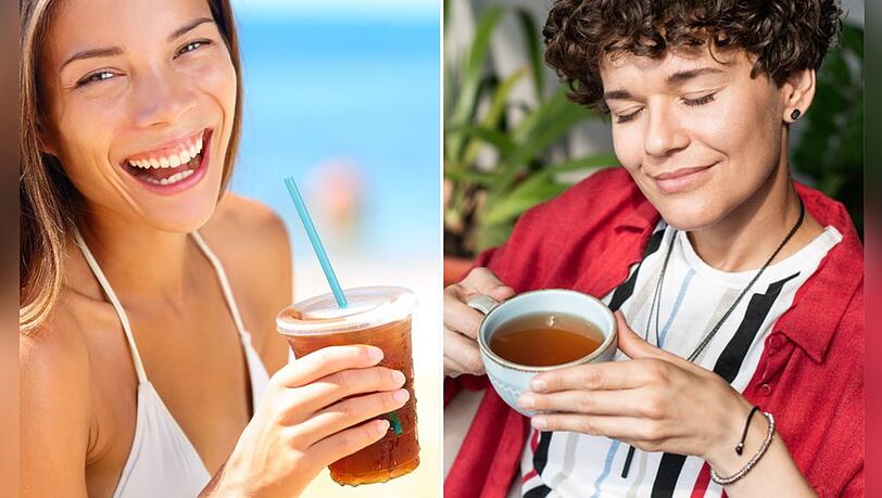 Lauwarmer Tee ist bei Hitze die bessere Alternative, um den Körper zu kühlen. Lauwarmer Tee ist bei Hitze die bessere Alternative, um den Körper zu kühlen.