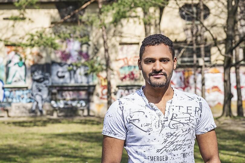 Auch er darf für die Grünen im Landtag weitermachen: Benjamin Adjei aus dem Stimmkreis Moosach.