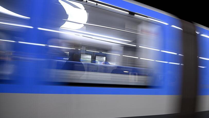 Eine Münchner U-Bahn.