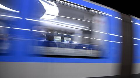 Eine Münchner U-Bahn.