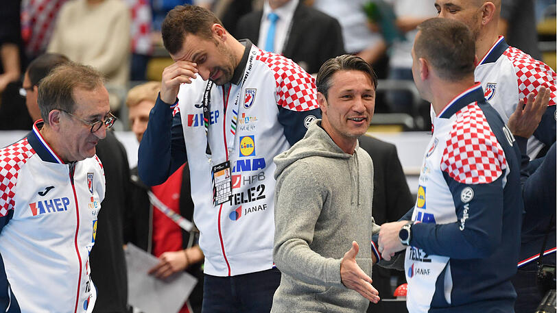 Gratulierte seinen Landsleuten zum Sieg: Bayern-Coach Niko Kovac.