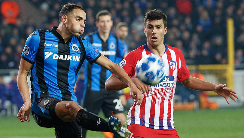 Nicht zum FC Bayern: Rodri (re.) von Manchester City, hier noch im Trikot von Atlético Madrid. Nicht zum FC Bayern: Rodri (re.) von Manchester City, hier noch im Trikot von Atlético Madrid.