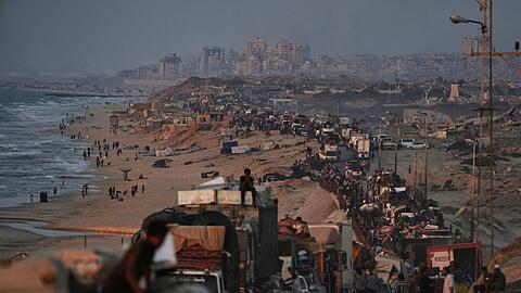 Seit Tagen flüchten Menschen aus der Stadt Gaza. (Archivbild)