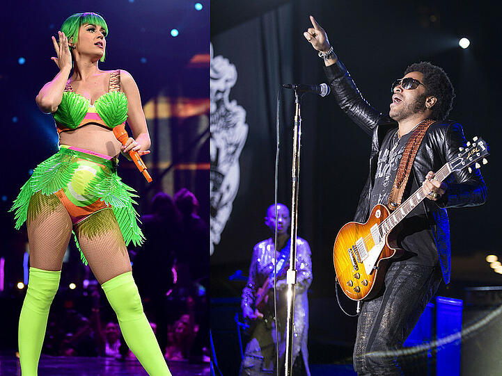 Katy Perry und Lenny Kravitz treten bei der diesjährigen Super-Bowl-Halbzeitshow gemeinsam auf