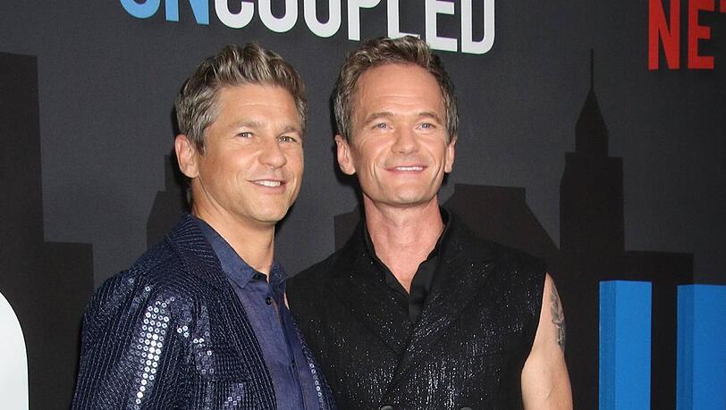 David Burtka und Neil Patrick Harris auf der Premiere von "Uncoupled" in New York.