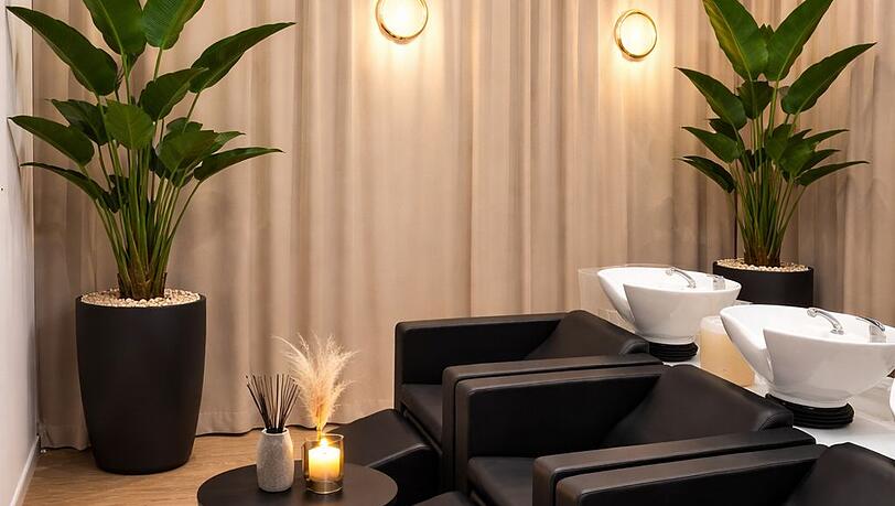 Gro&szlig;e Gr&uuml;npflanzen und stimmungsvolles Licht sorgen k&uuml;nftig f&uuml;r eine Wohlf&uuml;hlatmosph&auml;re.