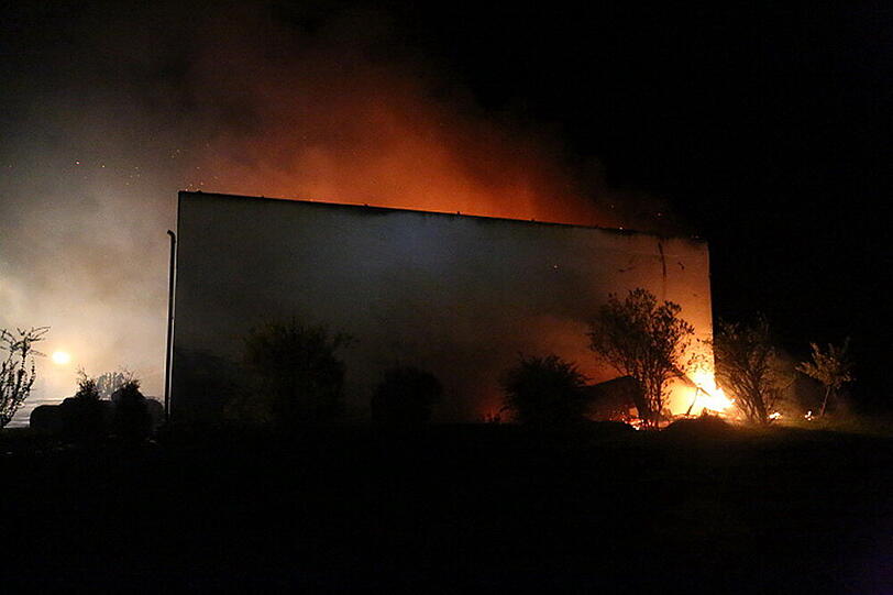 Bilder vom Großbrand in Engelsberg.