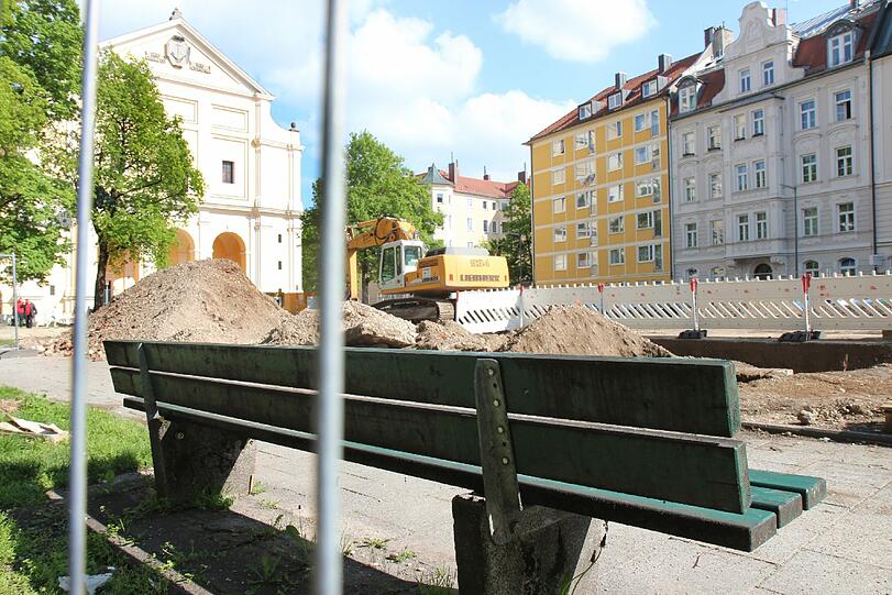 Die Baustelle.