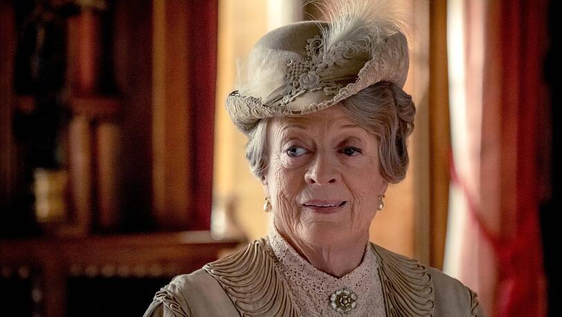 Maggie Smith in einer ihrer berühmtesten Rollen, der Violet Crawley in "Downton Abbey". Maggie Smith in einer ihrer berühmtesten Rollen, der Violet Crawley in "Downton Abbey".