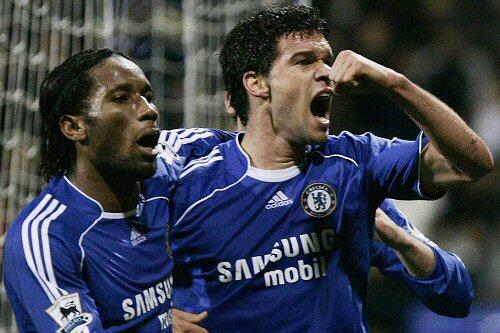 Zwei der großen Chelsea-Stars: Didier Drogba (l.) und Michael Ballack.