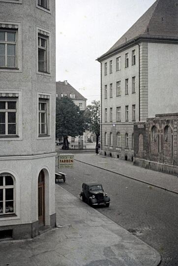 Die Kreuzung Senftlstraße/Drächslstraße in der Au.
