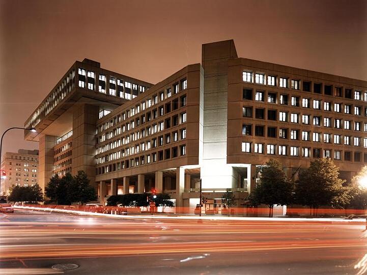 Blick auf das FBI-Hauptquartier in Washington.