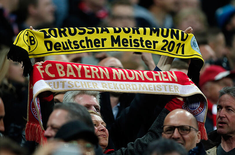 FC Bayern gegen Borussia Dortmund - das ist auch ein Duell der Fans.