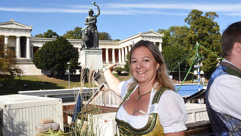Wiesn-Stadträtin Anja Berger (Grüne). Wiesn-Stadträtin Anja Berger (Grüne).