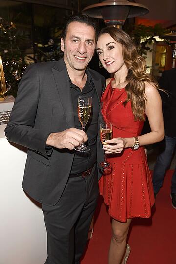 Melanie Fischer und ihr Freund Ugo Crocamo (Besitzer "Hugo`s)
