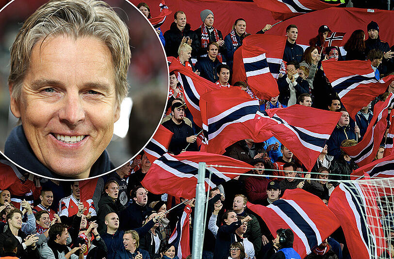 Freuen sich auf Deutschland: Die Fans der Norweger. "Für uns ist es das Spiel des Jahres", sagt Fjortoft.