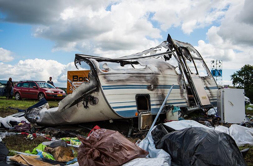 Die Metaler ziehen von dannen: Die Bilder vom Endspurt des "Wacken Open Air"-Festivals zum Durchklicken.