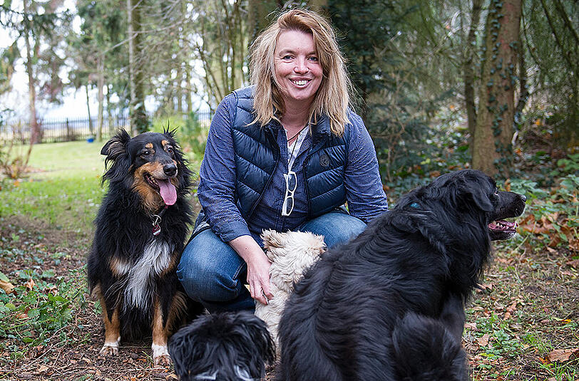 Katrin Rösemeier vermietet Hunde vor allem an Senioren.
