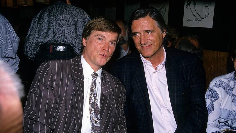 Zwei, die sich mochten: Jochen Busse (l.) und Helmut Fischer 1991 in München. Zwei, die sich mochten: Jochen Busse (l.) und Helmut Fischer 1991 in München.