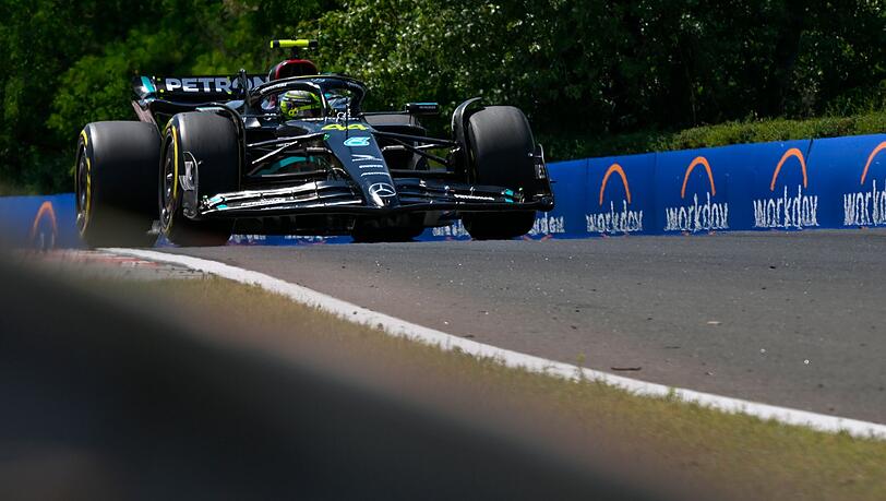 Hat sich in Budapest die Pole Position gesichert: Mercedes-Pilot Lewis Hamilton.