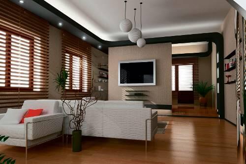 Sie wollen in diesem mordern und warm eingerichteten Wohnzimmer mit ihren Kindern spielen? Musik-Designer liefern die passende Berieselung