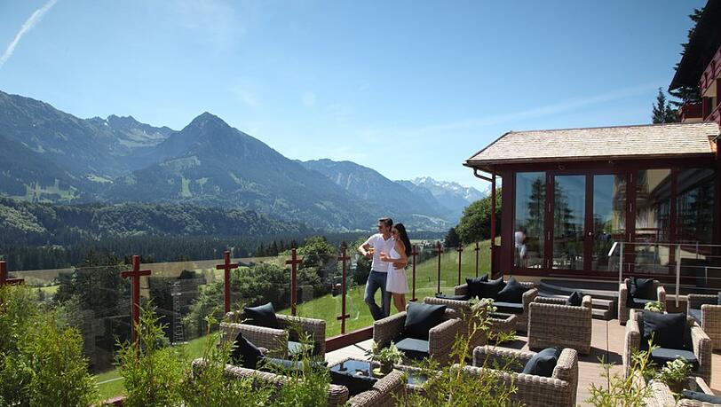 Atemberaubendes Bergpanorama mit ganz besonderen Bezügen zur Allgäuer Alpenwelt.