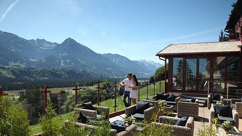 Atemberaubendes Bergpanorama mit ganz besonderen Bezügen zur Allgäuer Alpenwelt.