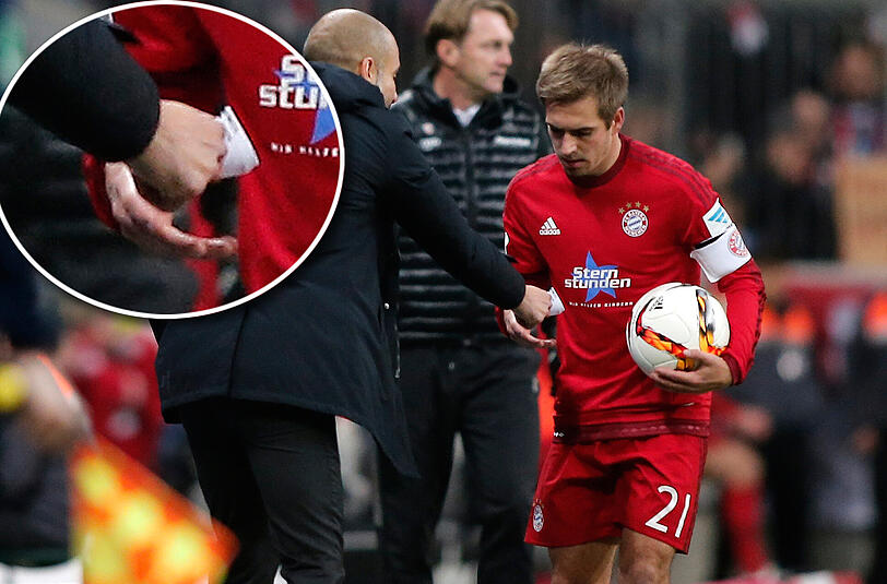 Philipp Lahm bekam Instruktionen von Pep. Erst dann lief's.